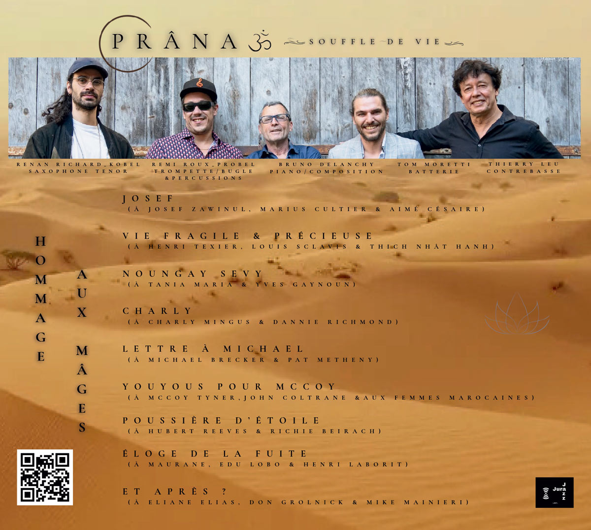 Prana III - Pochette album -  Hommages aux Mâges (4)